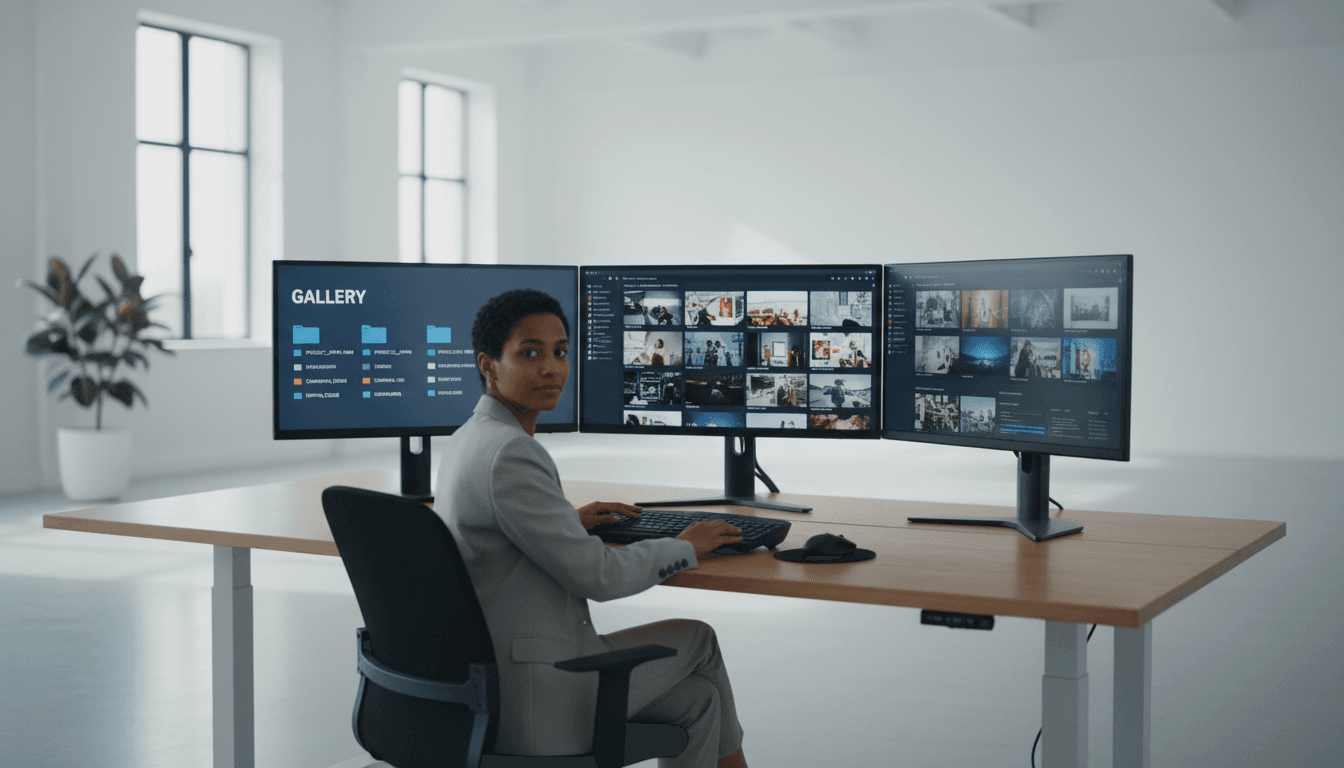 Digital content library and file organization interface